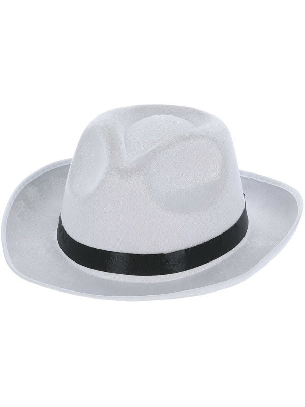 Gangster Hat, White - Adult Weekender