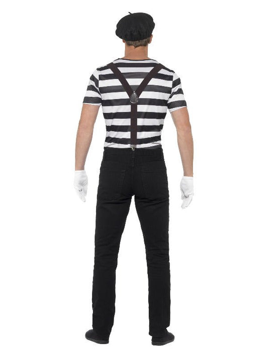 Gentleman Mime Artist Costume, Black - Adult Weekender