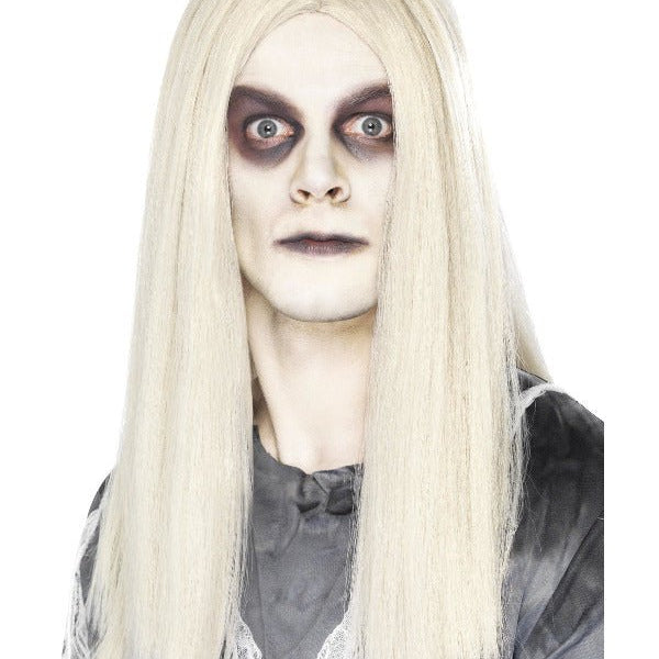 Ghostly Spirit Wig, Grey - Adult Weekender