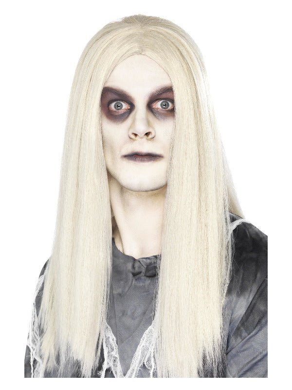 Ghostly Spirit Wig, Grey - Adult Weekender
