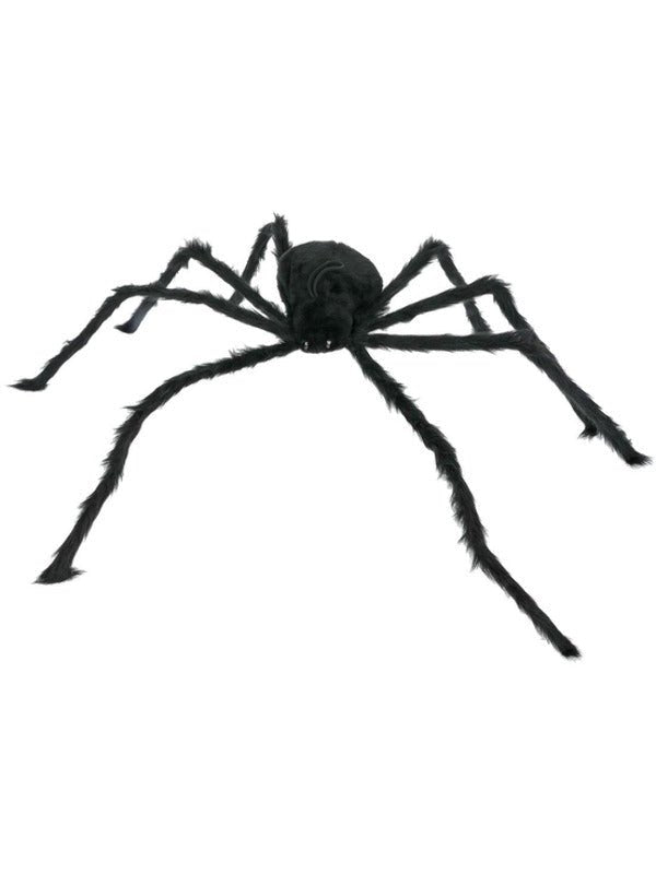 Giant Hairy Spider with Light Up Eyes, Black - Adult Weekender