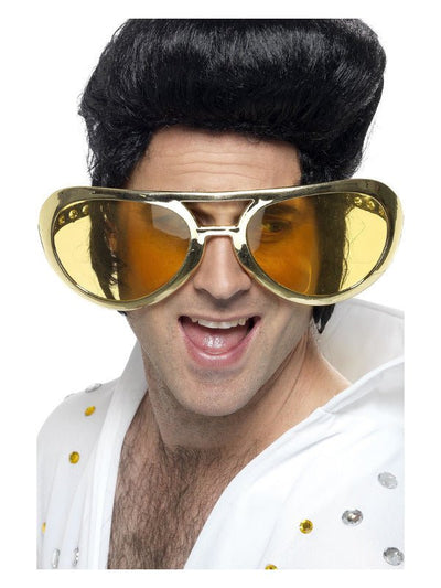 Giant Seventies Rock Specs, Gold - Adult Weekender