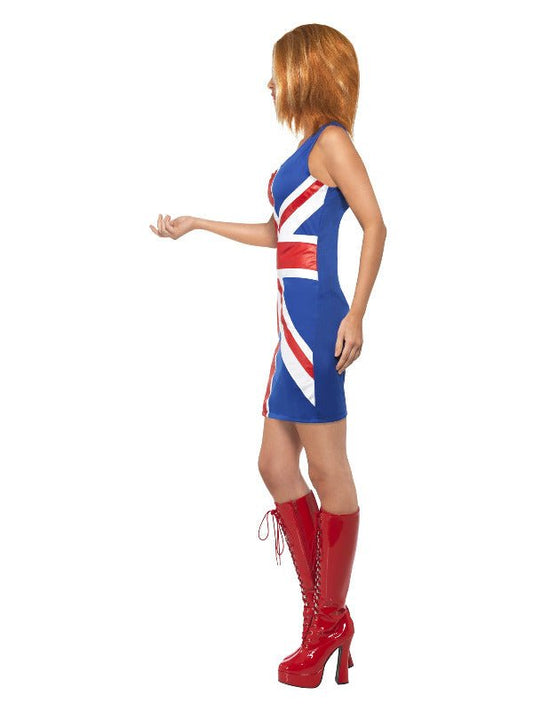 Ginger Power, 90s Icon Costume, Union Jack - Adult Weekender