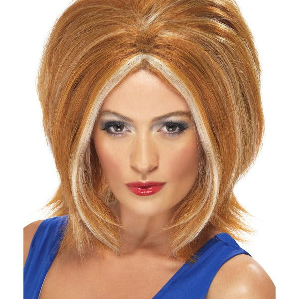 Girl Power Wig, Ginger - Adult Weekender