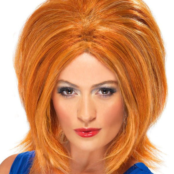 Girl Power Wig, Ginger - Adult Weekender