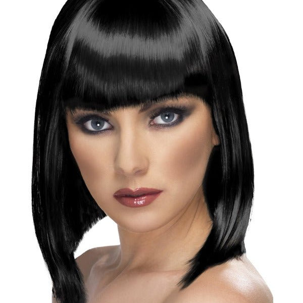 Glam Wig, Black - Adult Weekender