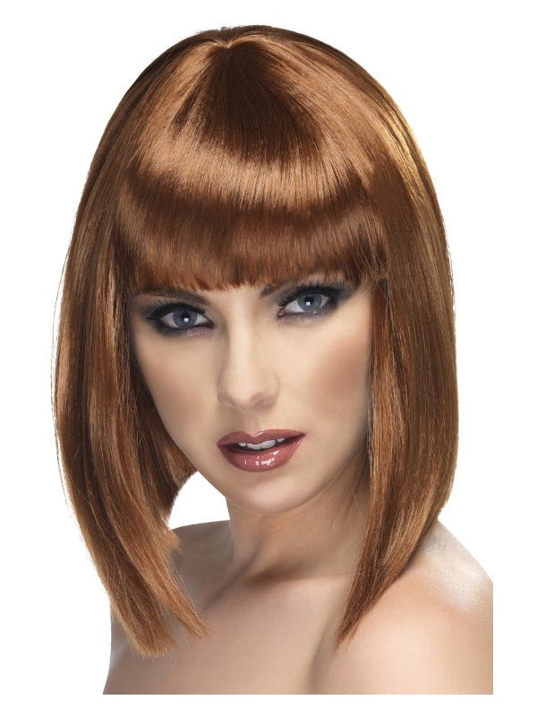 Glam Wig, Brown - Adult Weekender