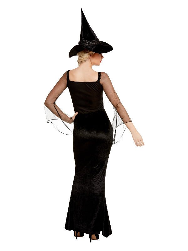 Glam Witch Costume, Black - Adult Weekender