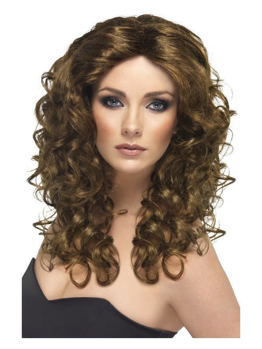 Glamour Wig, Brown - Adult Weekender