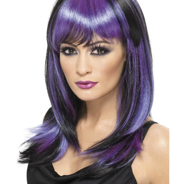 Glamour Witch Wig, Black - Adult Weekender