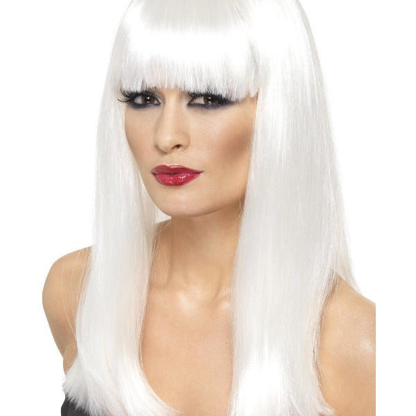 Glamourama Wig, White - Adult Weekender