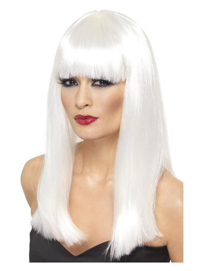 Glamourama Wig, White - Adult Weekender