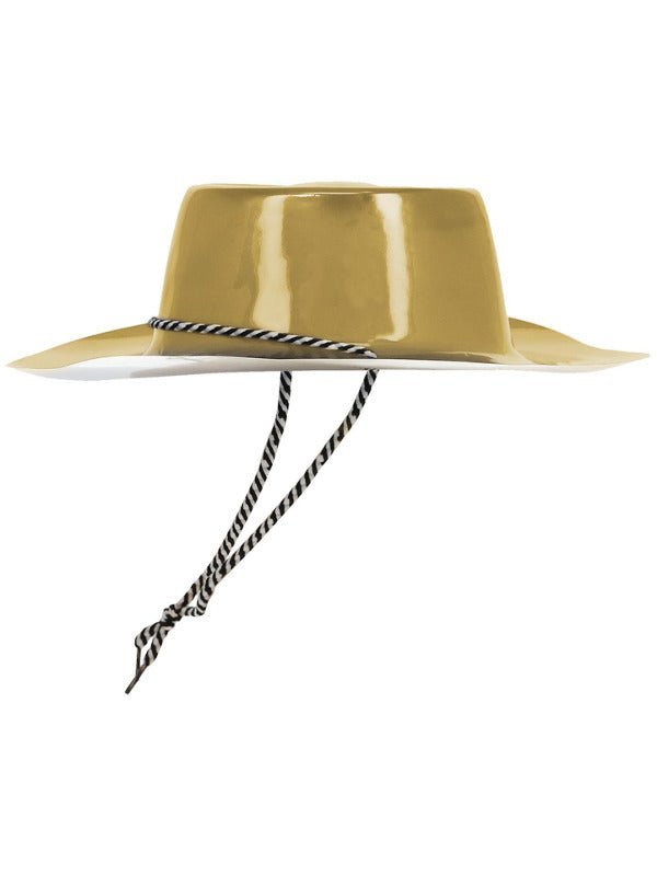 Gold Metallic Cowboy Hat - Adult Weekender