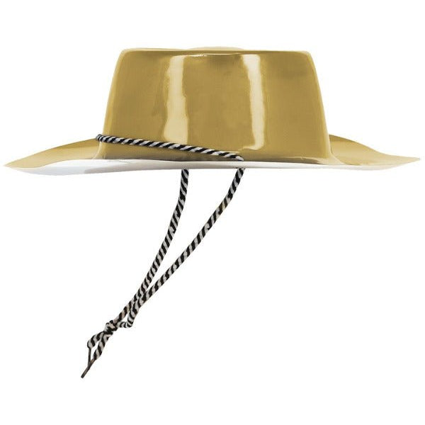 Gold Metallic Cowboy Hat - Adult Weekender