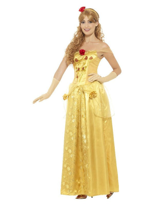 Golden Princess Costume, Gold - Adult Weekender