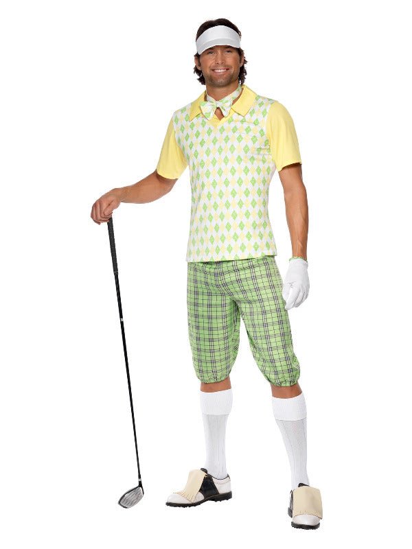 Gone Golfing Costume, Green - Adult Weekender