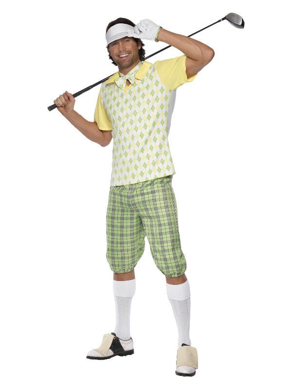 Gone Golfing Costume, Green - Adult Weekender
