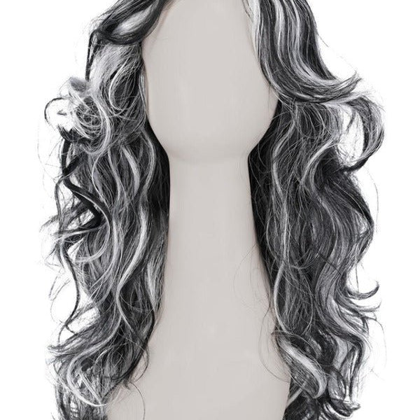 Gothic Bride Wig, Black & White - Adult Weekender