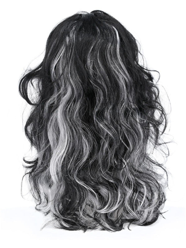 Gothic Bride Wig, Black &amp; White - Adult Weekender