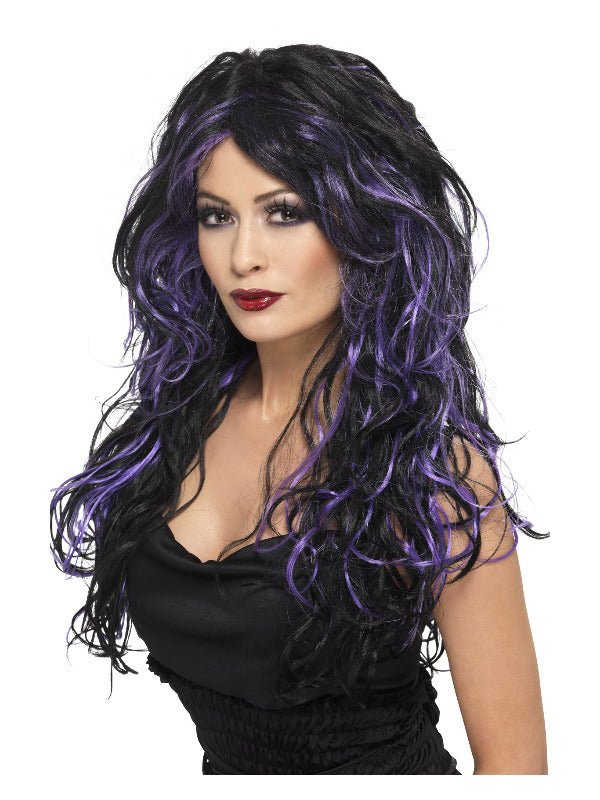 Gothic Bride Wig, Purple - Adult Weekender
