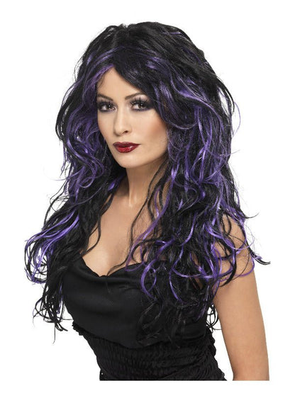 Gothic Bride Wig, Purple - Adult Weekender
