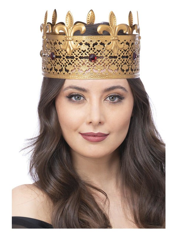 Gothic Royal Vampire Metal Crown - Adult Weekender