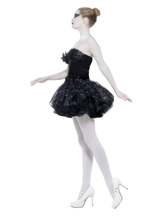 Gothic Swan Masquerade Costume, Black - Adult Weekender