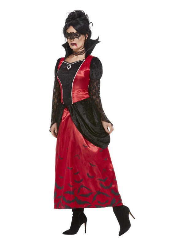Gothic Vampiress Costume, Black - Adult Weekender