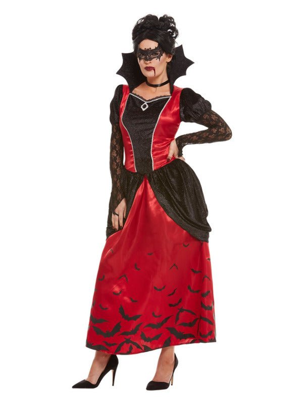 Gothic Vampiress Costume, Black - Adult Weekender
