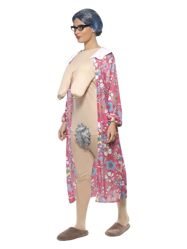 Gravity Granny Costume, Patterned - Adult Weekender