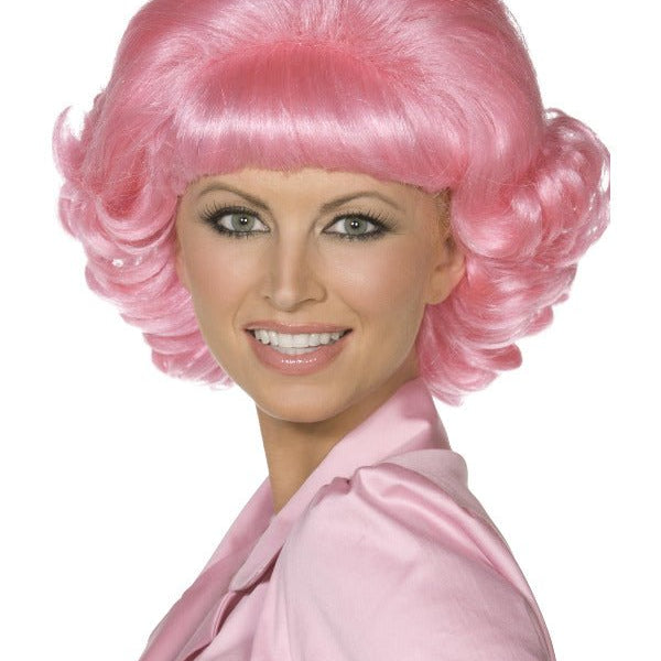 Grease Frenchy Wig, Pink - Adult Weekender
