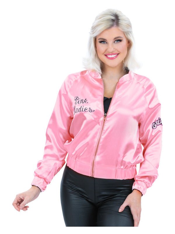 Grease Pink Ladies &amp; T - Birds Reversible Jacket - Adult Weekender