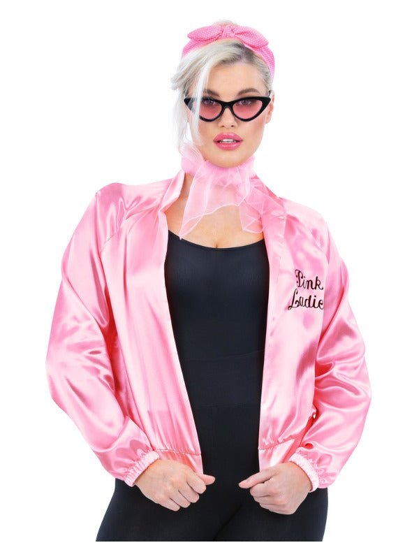 Grease Pink Ladies Jacket with Accessories - Adult Weekender