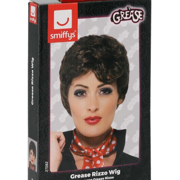 Grease Rizzo Wig, Brown - Adult Weekender