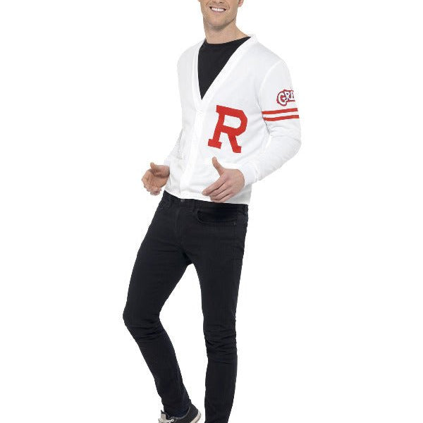 Grease Rydell Prep Costume, White - Adult Weekender