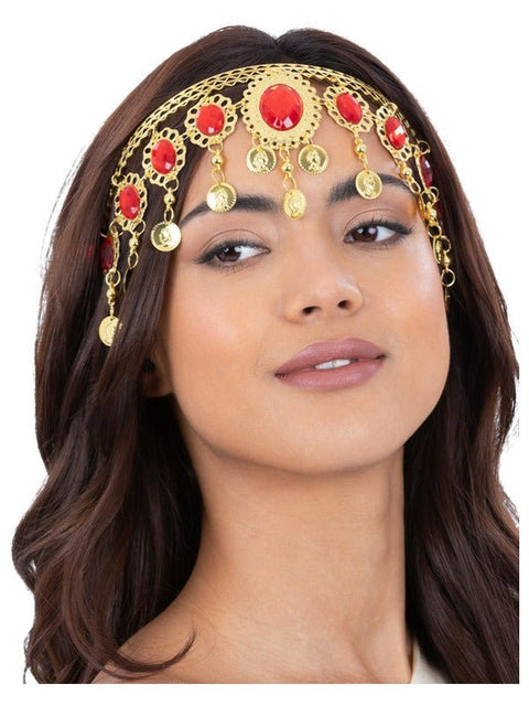 Grecian Gold & Ruby Headdress - Adult Weekender