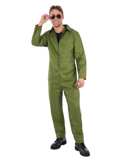 Green Boiler Suit Costume - Adult Weekender
