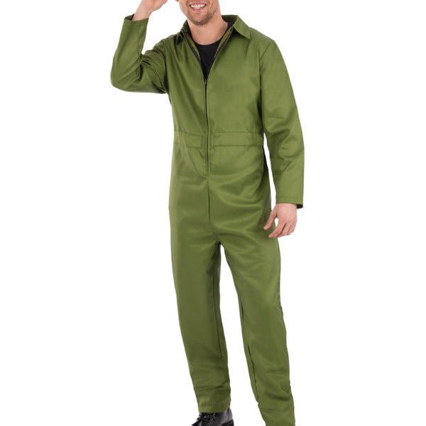 Green Boiler Suit Costume - Adult Weekender