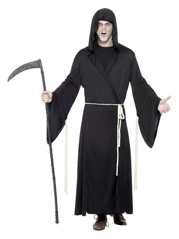 Grim Reaper Costume, Black - Adult Weekender