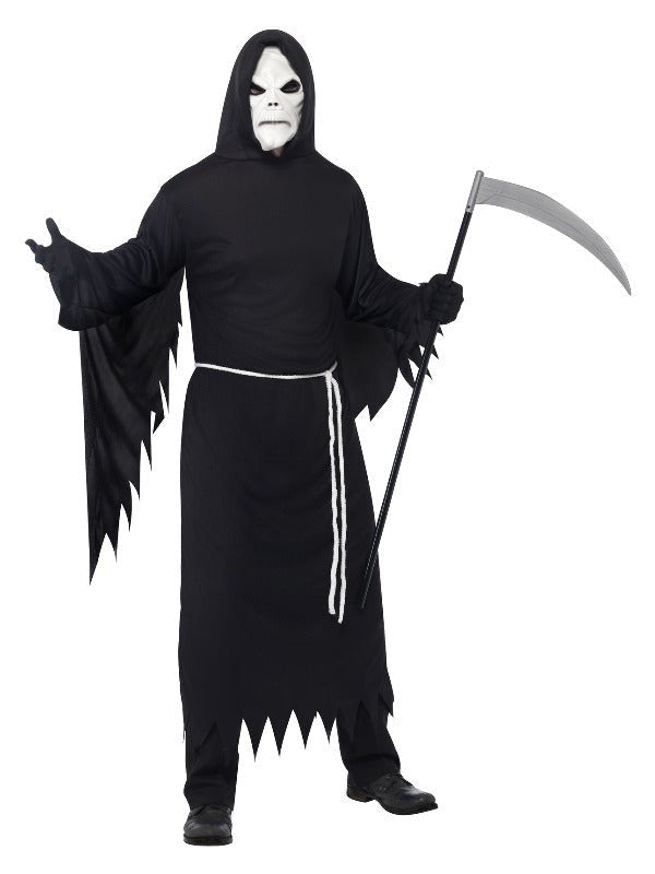 Grim Reaper Costume, Black - Adult Weekender
