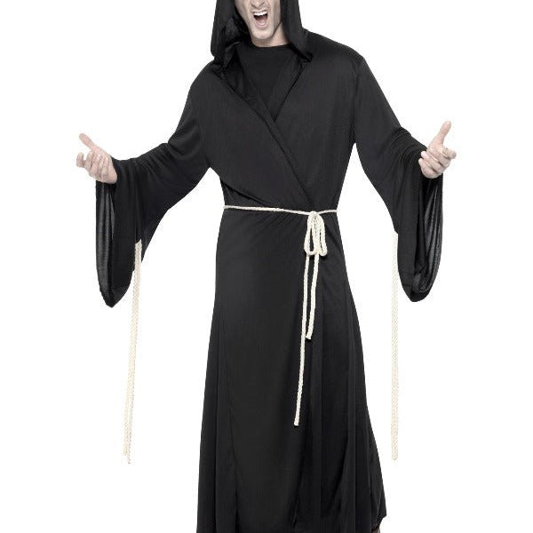 Grim Reaper Costume, Black - Adult Weekender