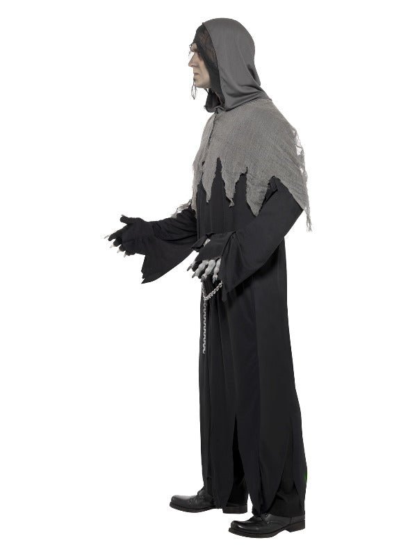 Grim Reaper Robe Costume, Black - Adult Weekender