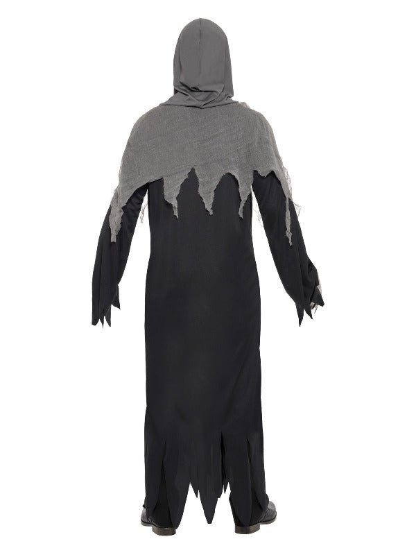 Grim Reaper Robe Costume, Black - Adult Weekender