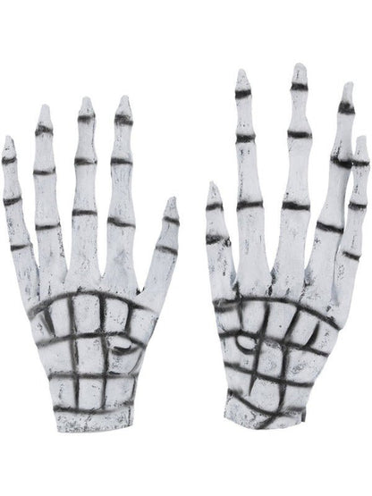 Grim Reaper/Skeleton Gloves, White - Adult Weekender