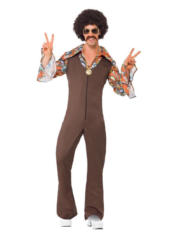 Groovy Boogie Costume, Brown - Adult Weekender