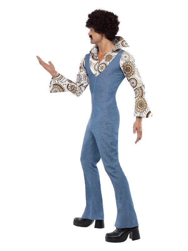 Groovy Dancer Costume, Blue - Adult Weekender