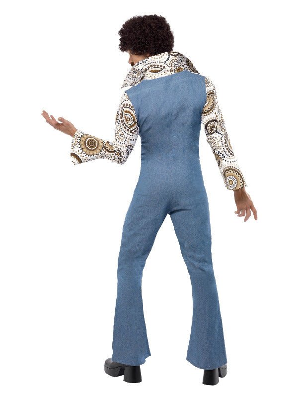 Groovy Dancer Costume, Blue - Adult Weekender