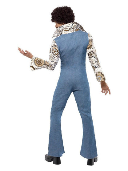 Groovy Dancer Costume, Blue - Adult Weekender