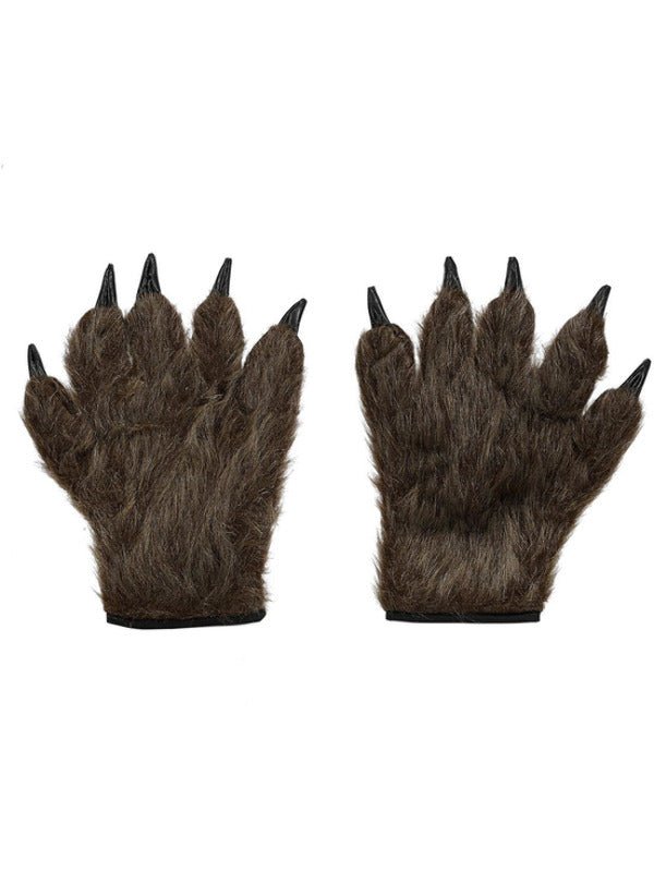 Hairy Monster/Animal Hands, Brown - Adult Weekender