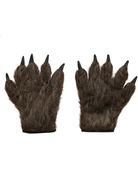 Hairy Monster/Animal Hands, Brown - Adult Weekender